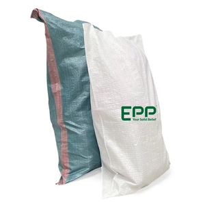 ถุงผ้าโพลีโพรพิลีน25กก. 50กก. 100กก. ถุงขยะเกาะหิน PP สีเขียวรีไซเคิลสำหรับงานหนักออกแบบได้ตามต้องการ - Product Image 2