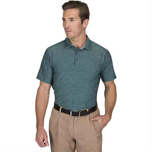 Polo à manches courtes personnalisé pour hommes, polo en coton confortable, respirant et extensible, polo imprimé anti-boulochage de grande taille - Product Image 5