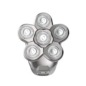 Tondeuse à cheveux flexible à 6 têtes avec batterie au lithium rechargeable, rotation à 360 degrés pour le rasage du visage, coupes courtes et uniformes, usage quotidien pour hommes, USB - Product Image 2