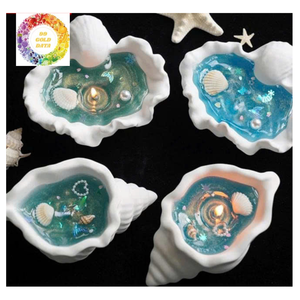 Seashell <b>Candle</b> Elegant Coastal Handmade Decor Featuring Ocean Scent Seashell <b>Candle</b> For Gift And Interior Styling - Product Image 3
