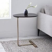 Table à café en verre transparent de nouvelle qualité Organiser le nouveau style canapé en métal et en bois pour la maison