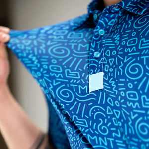 Sunfade Summer for Polo Shirt Lightweight 100% Cotton Washed Out Effect with Vintage <b>Aesthetic</b> Solid Pattern Trend Collection - Product Image 3