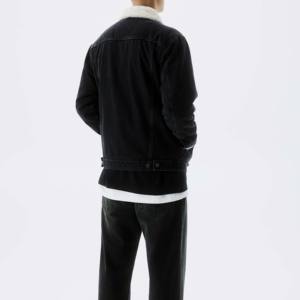 Chaqueta vaquera personalizada para hombre, chaqueta vaquera estampada de secado rápido con tela superior, chaqueta de moda de algodón 100% para hombre - Product Image 3