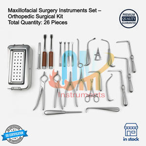Juego de Instrumentos de Cirugía Ortopédica de 21 Piezas, Acero Inoxidable de Grado Médico, Certificado ISO CE, Calidad Alemana, Esterilizable y Reutilizable - Product Image 2