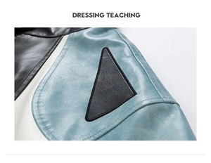 แจ็กเก็ตบอมเบอร์หนังวัวสีแดงสำหรับผู้ชายแบบมีซิปสำหรับฤดูใบไม้ร่วง - Product Image 5