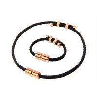[Clavis] Ensemble Cadeau Bijoux Bracelet et Collier Énergique Vita – Accessoires de Mode Best-Seller