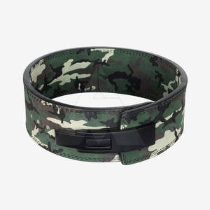 สำหรับทุกเพศที่มีคุณภาพสูงหนังวัวที่ปรับได้เข็มขัดออกกำลังกายกันลื่นปรับแต่งโลโก้ได้สำหรับการใช้ในโรงยิมยกน้ำหนัก (ทั้งหมด - Product Image 2