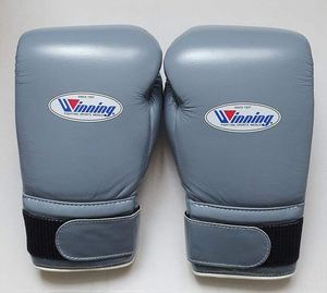 Gants de boxe professionnels en cuir gagnants Logo personnalisé SI-BG-0106 de couleur personnalisé imperméable et respirant - Product Image 5