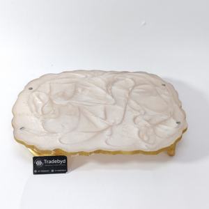 Bandeja de Servicio Móvil de Resina Moderna de Primera Calidad para Mayoristas, Bandeja Decorativa Hecha a Mano para Decoración del Hogar - Product Image 5