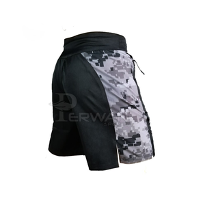 Pantalones cortos de MMA con contraste de Color a precio barato fabricados en Pakistán, pantalones cortos de MMA cómodos de alta calidad para hombres - Product Image 2