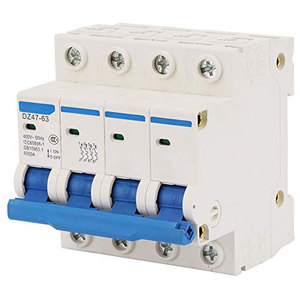 เครื่องตัดวงจร C20 4 P 400V 50Hz DZ47 63A 4ขั้วสวิตช์ขนาดเล็กอุปกรณ์ป้องกันไฟฟ้า - Product Image 1