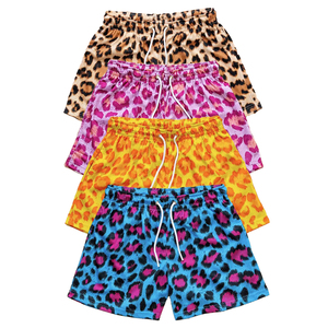 2025 Short de bain anti-rides respirant et écologique pour hommes personnalisé avec impression par transfert de sublimation gratuit Short de plage de service OEM - Product Image 1