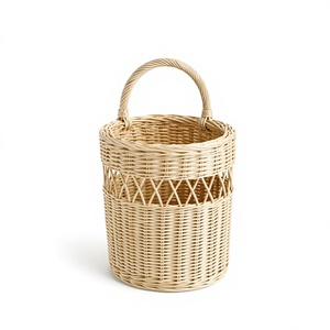 HANGING <b>CUTLERY</b> RATTAN <b>BASKET</b> HANDICRAFT - Product Image 1