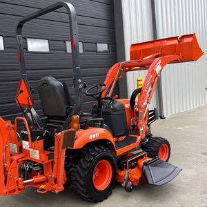 Livraison gratuite pour le tracteur agricole BX23S avec transmission automatique, 4 roues motrices, tondeuse et chargeuse-pelleteuse - Product Image 3