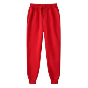 Pantalon de jogging en velours côtelé pour homme de haute qualité, logo personnalisé, vente en gros, avec taille élastique, cordon de serrage, poches, 100% coton - Product Image 4