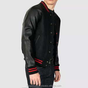 Chaqueta Varsity para Hombre, Impermeable, Cortavientos, Reversible, de Cordura, Abrigo de Invierno con Estampado para Adultos - Product Image 1