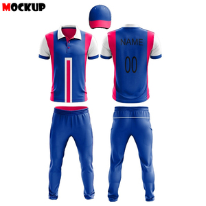 Uniforme de cricket sur mesure pour hommes et femmes, jersey et short en polyester léger sublimé, séchage rapide, respirant - Product Image 6