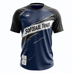 เสื้อกีฬาเข้ารูปสำหรับผู้ชายเสื้อกีฬาแบบปรับแต่งเองได้สำหรับใส่เล่นซอฟต์บอลบาสเก็ตบอลตกปลา Custom100 % ระบายอากาศได้ดีสวมใส่สบาย - Product Image 5