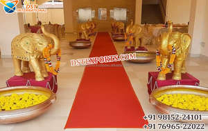 อุปกรณ์ประกอบพิธีแต่งงานฮาลดีแบบดั้งเดิมอุปกรณ์ประกอบฉากฮาลดิได้รับความนิยมอุปกรณ์ประกอบฉากสำหรับตกแต่งงานแต่งงานพิธี haldi - Product Image 2