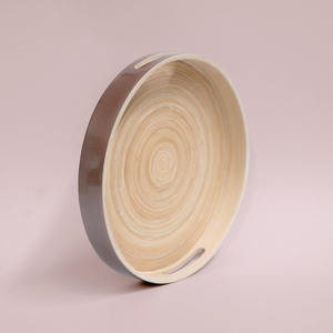 ถาดไม้ไผ่ปั่นสำหรับใช้ในครัวถาดผลไม้แห้งสำหรับบ้านและโรงแรม - Product Image 3