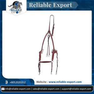 Coraza ecuestre cómoda Martingale de cuero de la mejor calidad para producto premium de caballo - Product Image 2