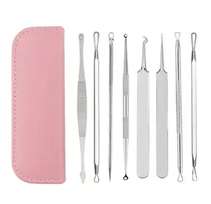 Face nose acne blemish blackhead pimple extractor remover tool set kit in excellent quality made by Life Care Instruments