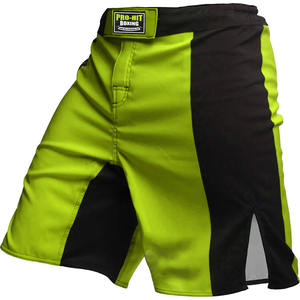 Pantalones cortos de boxeo MMA con logotipo personalizado para hombre, ropa de entrenamiento de lucha de tela de poliéster transpirable con estampado personalizado de alto rendimiento - Product Image 1