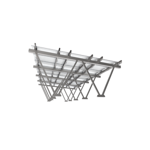 Vente en gros usine : <span class=keywords><strong>Garage</strong></span> <span class=keywords><strong>solaire</strong></span> de type W, le plus vendu, pour stationnement de voitures, surface anodisée, résistant aux vents et aux neiges, durée de vie de 25 ans - Product Image 3