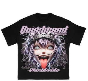 T-shirts personnalisés 100% coton pour hommes et femmes, manches courtes, impression DTG, impression sérigraphique, impression en relief, effet délavé - Product Image 2