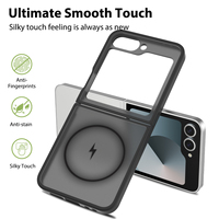 Nueva Funda para Teléfono Móvil de TPU+Acrílico Magnética, con Sensación de Piel, Colorida, Translúcida, Mate, Resistente a Impactos, Precio de Fábrica al por Mayor