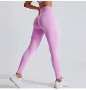 Mujeres Activewear Yoga Pantalones Gimnasio Entrenamiento Leggings Scrunch Butt Seamless Fitness Business LEGGING - Product Image 5