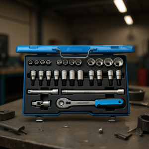 Juego de Llaves de Tubo Gedore de 1/2'' con Perfil UD Métrico, Juego de Herramientas de 27 Piezas - Product Image 3