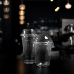 Quang Quan 95mm desechables ecológicos PP vasos de plástico 16oz/24oz pared simple para jugo café té bebidas - Product Image 5