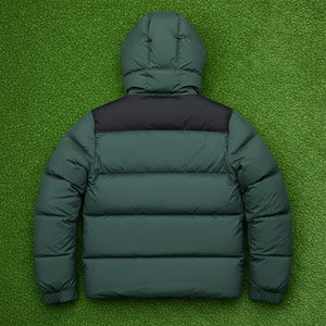 High Quality <b>Hip</b> Hop Style Plus Size Lightweight Cotton <b>Padded</b> Bubble Jacket Color Block Warm Hooded Casual Wear Puffer Jacket - Product Image 5