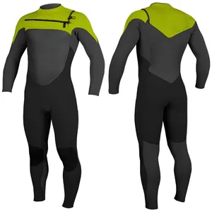 Ustomized 3mm Homem Neoprene Tecido Completo Manga Longa Terno De Mergulho Terno Molhado Wetsuit