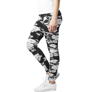 2024 personnalisé taille haute élastique Gym Fitness Leggings pour femmes respirant sport collants ventre contrôle caractéristique bon décontracté - Product Image 4