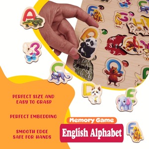 Rompecabezas 3D educativo personalizado de primera calidad al por mayor, juegos mentales de madera para aprendizaje STEM, OEM, ODM, juguetes de madera al por mayor - Product Image 2