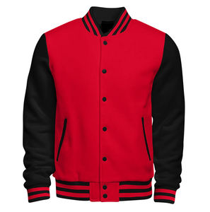 Casual High Quality Streetwear Unisex Varsity Jacket Windproof Breathable Casual Winter Embroidered Solid <b>Button</b> Closure - Product Image 2