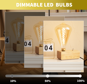Ampoule LED vintage en ambre <span class=keywords><strong>Edison</strong></span>, filament flexible doré, alimentation AC intérieure, ampoule à filament en spirale, lumières décoratives, utilisation pour café - Product Image 2