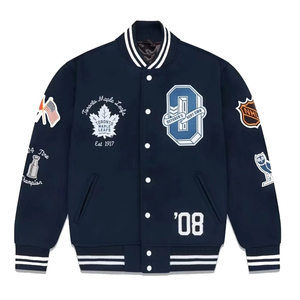 Wholesale Custom Professional <b>Mens</b> <b>Varsity</b> College Baseball <b>Bomber</b> 2025 Customised Logo Letterman <b>Jacket</b> For <b>Men</b> - Product Image 1