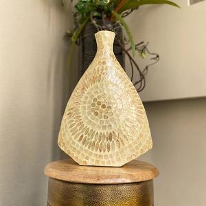 Accessoires de décoration intérieure Vase à fleurs en mosaïque personnalisé Mère-de-perle MOP Vases décoratifs bohèmes - Product Image 6