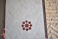 Carreaux de parquet rustiques marocains 25x25 pour villa