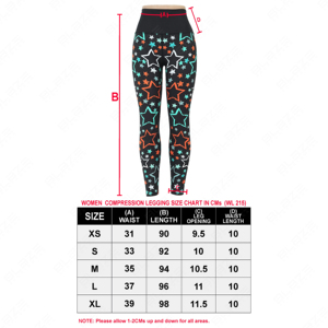 Leggings de yoga Blaze Fight Wear, taille haute, respirants, anti-transpiration, grande taille, taille élastique, effet push-up, impression personnalisée OEM - Product Image 6