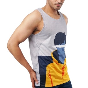 เสื้อกล้ามซับลิเมชั่นแบบกำหนดเองสำหรับผู้ชาย เสื้อยิมแขนกุดน้ำหนักเบา ระบายอากาศได้ดี รับผลิตแบบ OEM แบรนด์ส่วนตัว จากโรงงานผู้ผลิต - Product Image 1