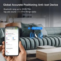 QC PT04 Airtag MFi Certified Find My Smart Air Tags Key Finder Localizador Cartera Equipaje Seguimiento de mascotas Mini GPS Tracker para Apple