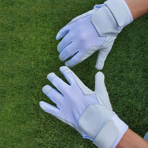 Nueva llegada bajo Moq guantes de bateo de béisbol Unisex ajustable cierre de velcro poliéster/algodón Color personalizado/logotipo protección de manos - Product Image 1