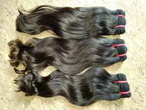 Fournisseurs de haute qualité Extensions de tissage de cheveux humains en vrac indiens naturels bouclés de haute qualité à Chennai - Product Image 4