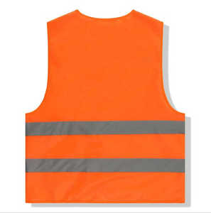 Gilet de sécurité en polyester réfléchissant à haute visibilité pour vêtements de travail améliorés - Product Image 6