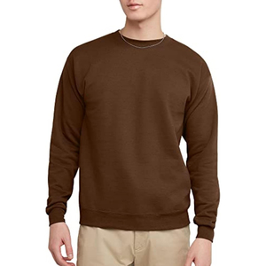 Sudadera personalizada con hombros caídos para hombre, jersey de cuello redondo de algodón de gran tamaño, ropa de calle, ropa informal de invierno - Product Image 1