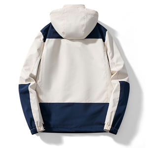 Traje de dos piezas para hombre, chaqueta con forro polar, cortavientos desmontable de invierno, traje transpirable, chaqueta con cremallera para hombre - Product Image 2